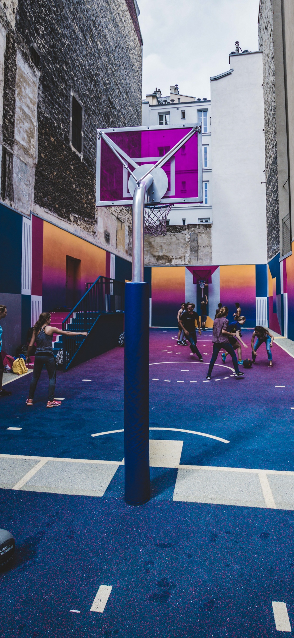 Baloncesto, Esperanza de Baloncesto, Edificio, Morado, Exteriores. Wallpaper in 1125x2436 Resolution