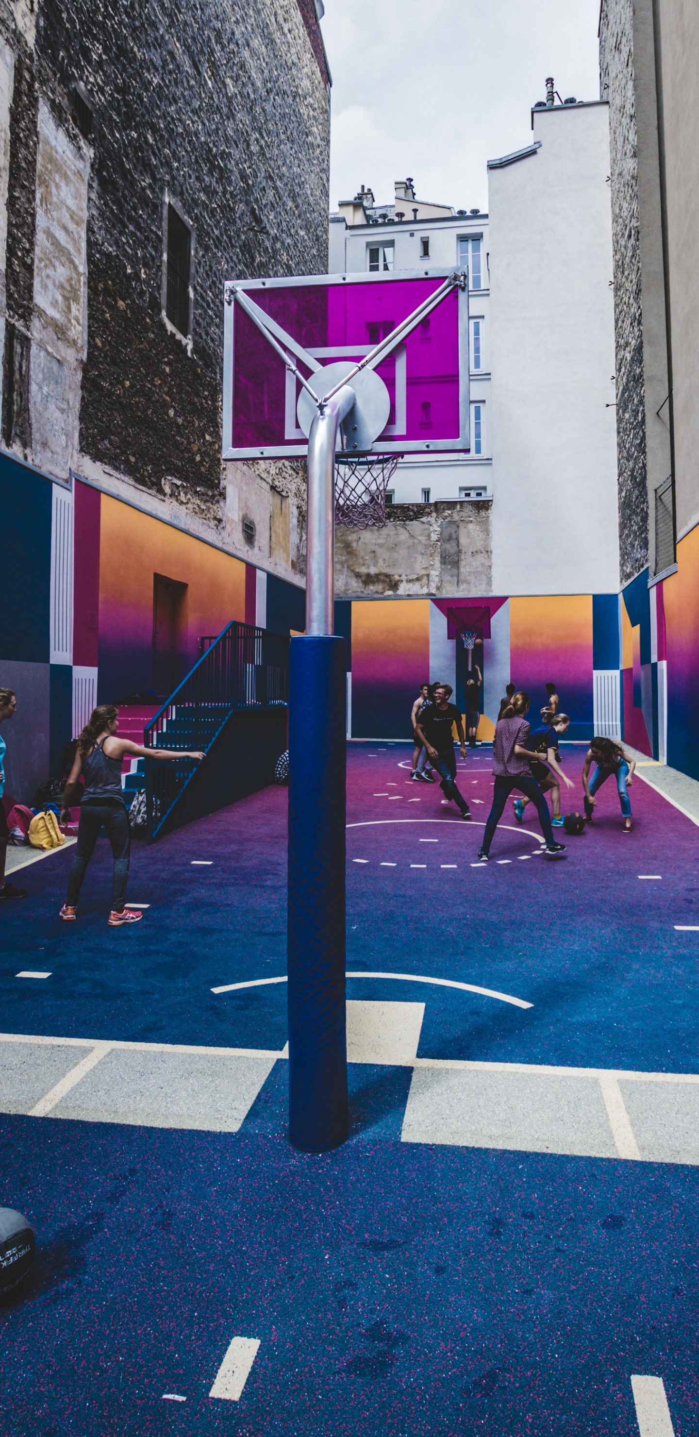 Baloncesto, Esperanza de Baloncesto, Edificio, Morado, Exteriores. Wallpaper in 1440x2960 Resolution