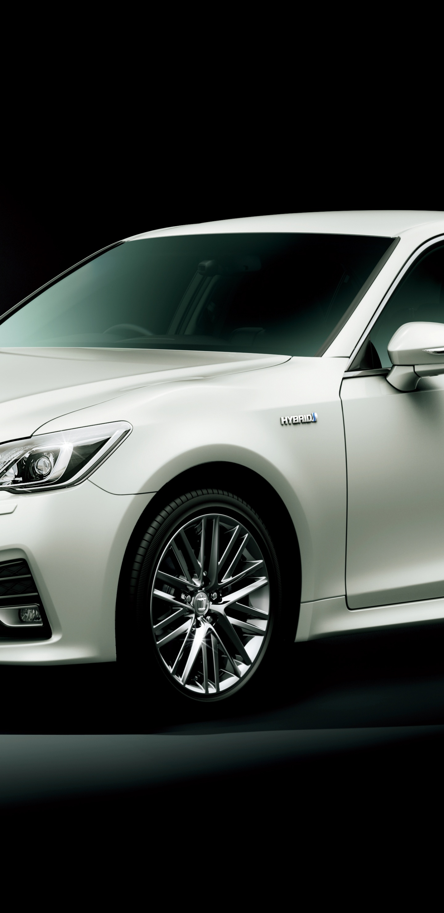 Silver Mercedes Benz c Class Coupe. Wallpaper in 1440x2960 Resolution