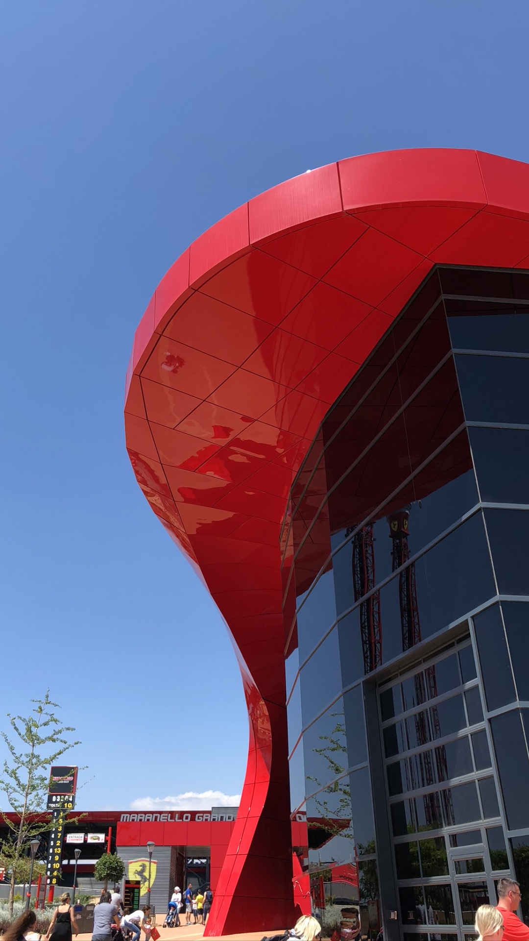 Landmark, Faade, Architecture, Red, Public Space. Wallpaper in 1080x1920 Resolution
