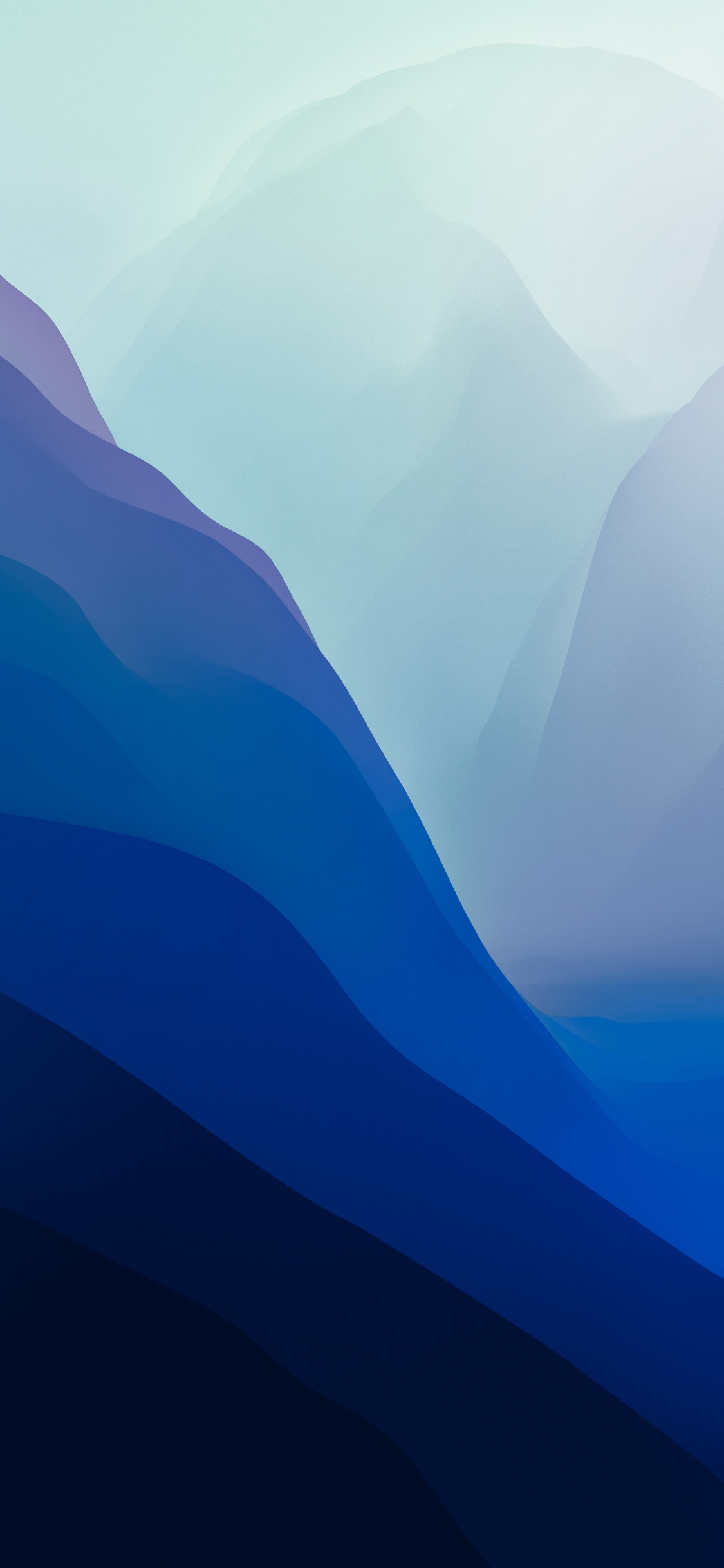 MacOS 12 Monterey Blue Modd – Official Stock Wallpaper 6K Resolution! (Light) 壁纸 1125x2436 允许