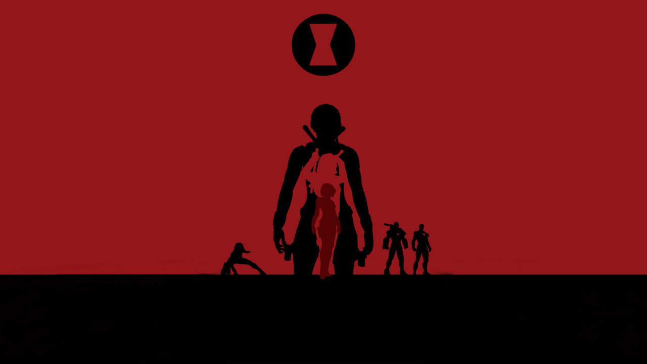 Silhouette Von 2 Männern Und Einer Frau, Die Auf Dem Feld Stehen. Wallpaper in 1280x720 Resolution