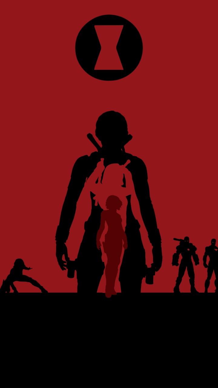 Silhouette Von 2 Männern Und Einer Frau, Die Auf Dem Feld Stehen. Wallpaper in 720x1280 Resolution