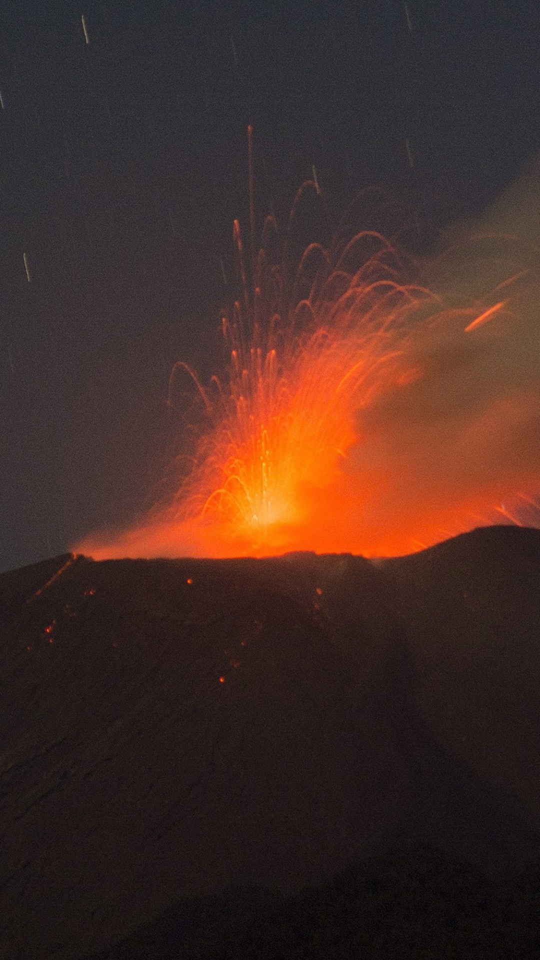 类型的火山爆发, 熔岩, 屏蔽火山, 成层, 熔岩圆顶 壁纸 1080x1920 允许
