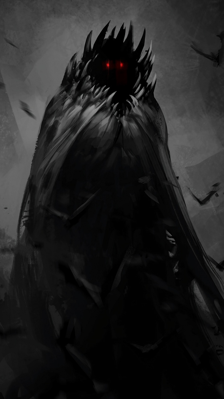 Mujer en Vestido Negro de Pie. Wallpaper in 720x1280 Resolution