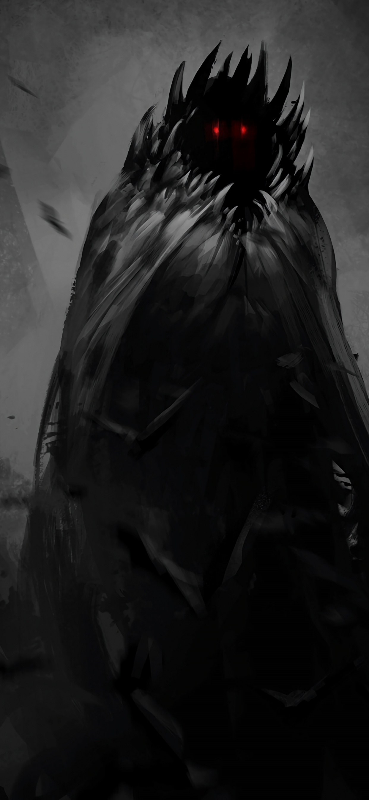 Woman in Black Dress Standing. Wallpaper in 1242x2688 Resolution