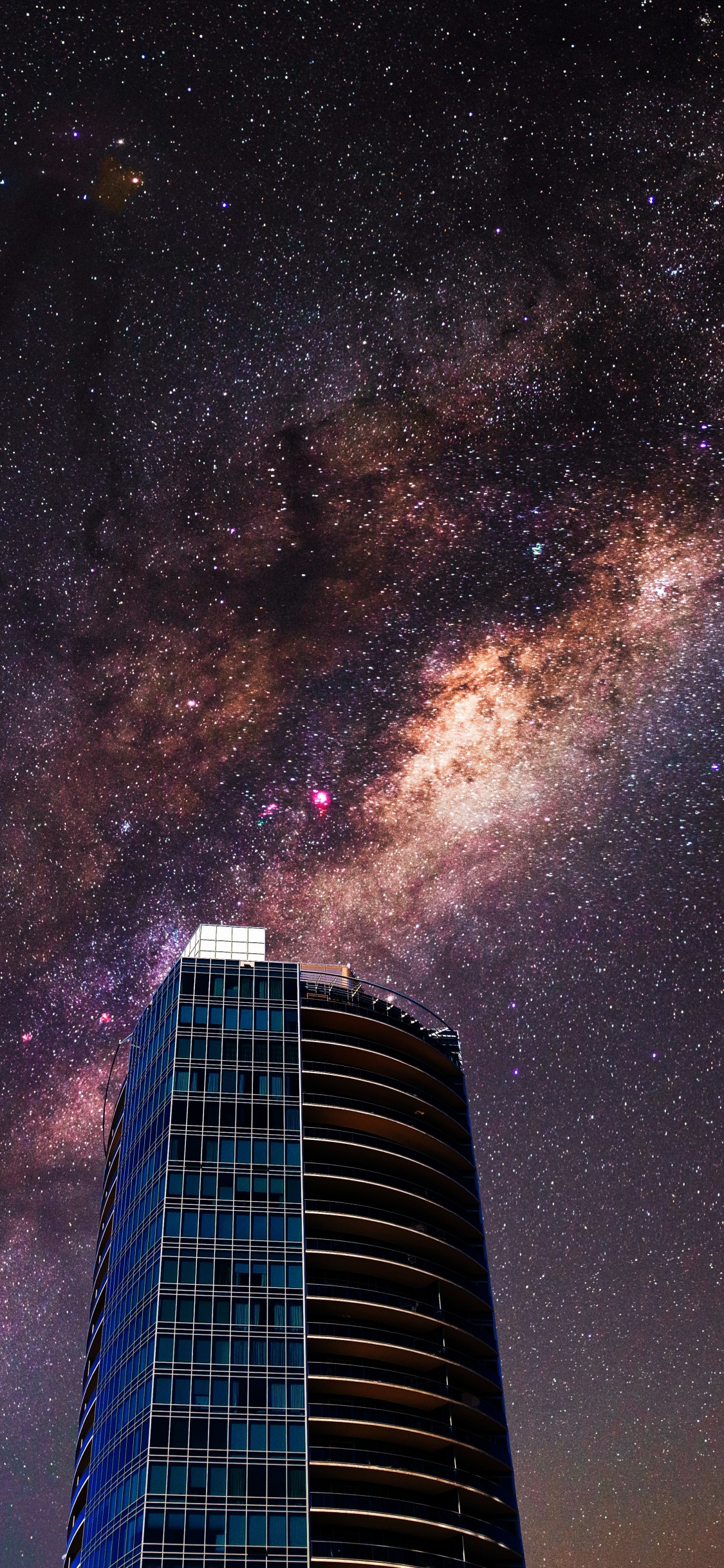 Apple, Bâtiment, Atmosphère, Gratte-ciel, Nature. Wallpaper in 1125x2436 Resolution