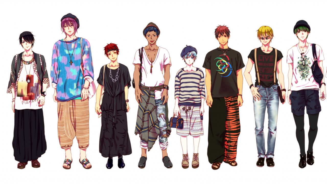 Grupo de Hombres Con Camisas Negras. Wallpaper in 1280x720 Resolution