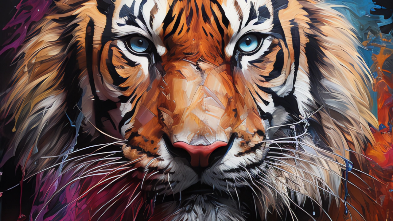 Bengal Tiger, T-shirt, Fliegender Tiger, Sibirischer Tiger, Tiger. Wallpaper in 1280x720 Resolution