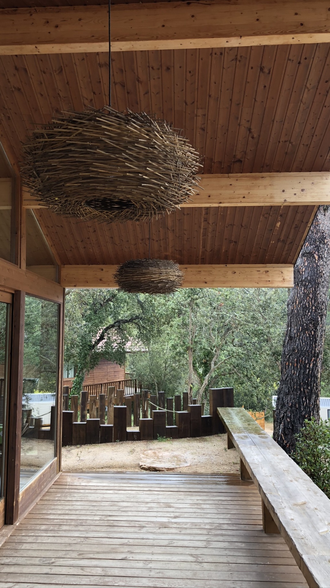 Architecture, Porch, Wood, Hardwood, Shade. Wallpaper in 1080x1920 Resolution