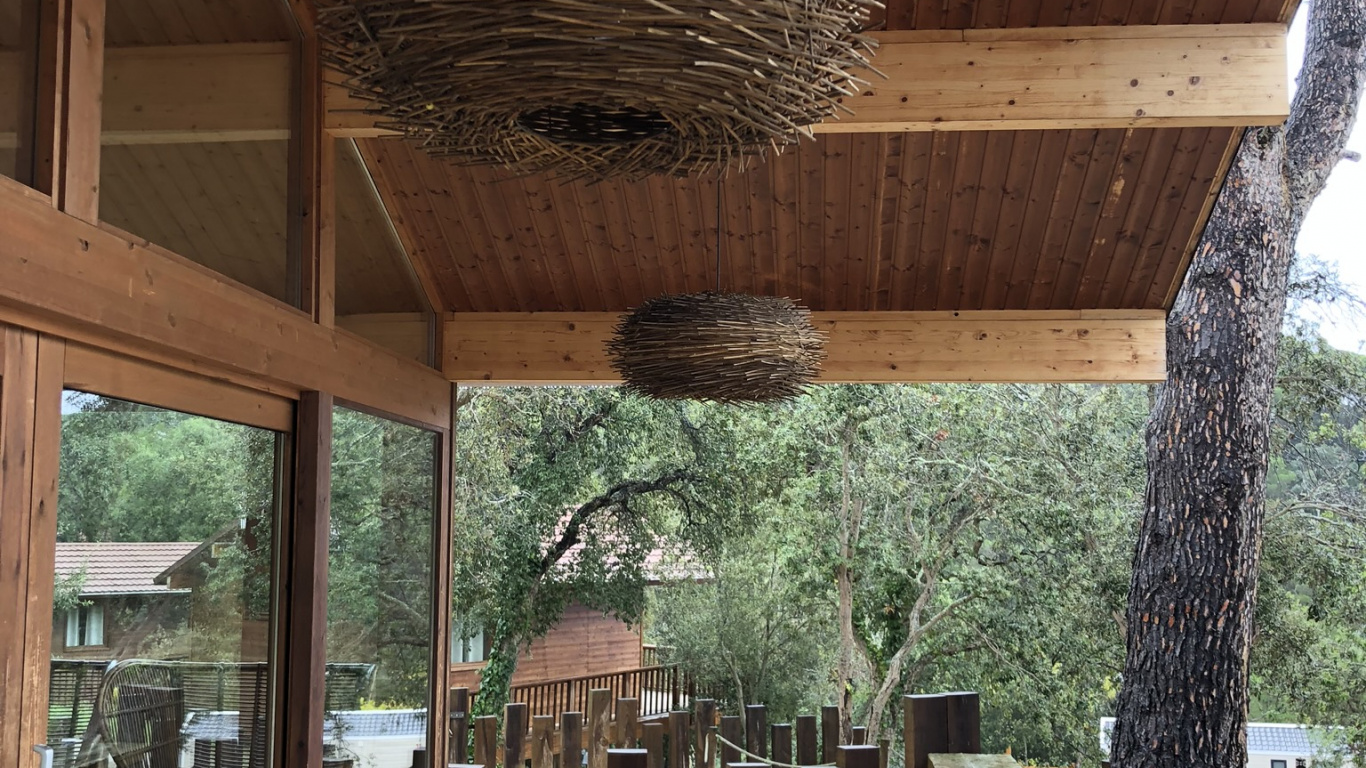 Architecture, Porch, Wood, Hardwood, Shade. Wallpaper in 1366x768 Resolution