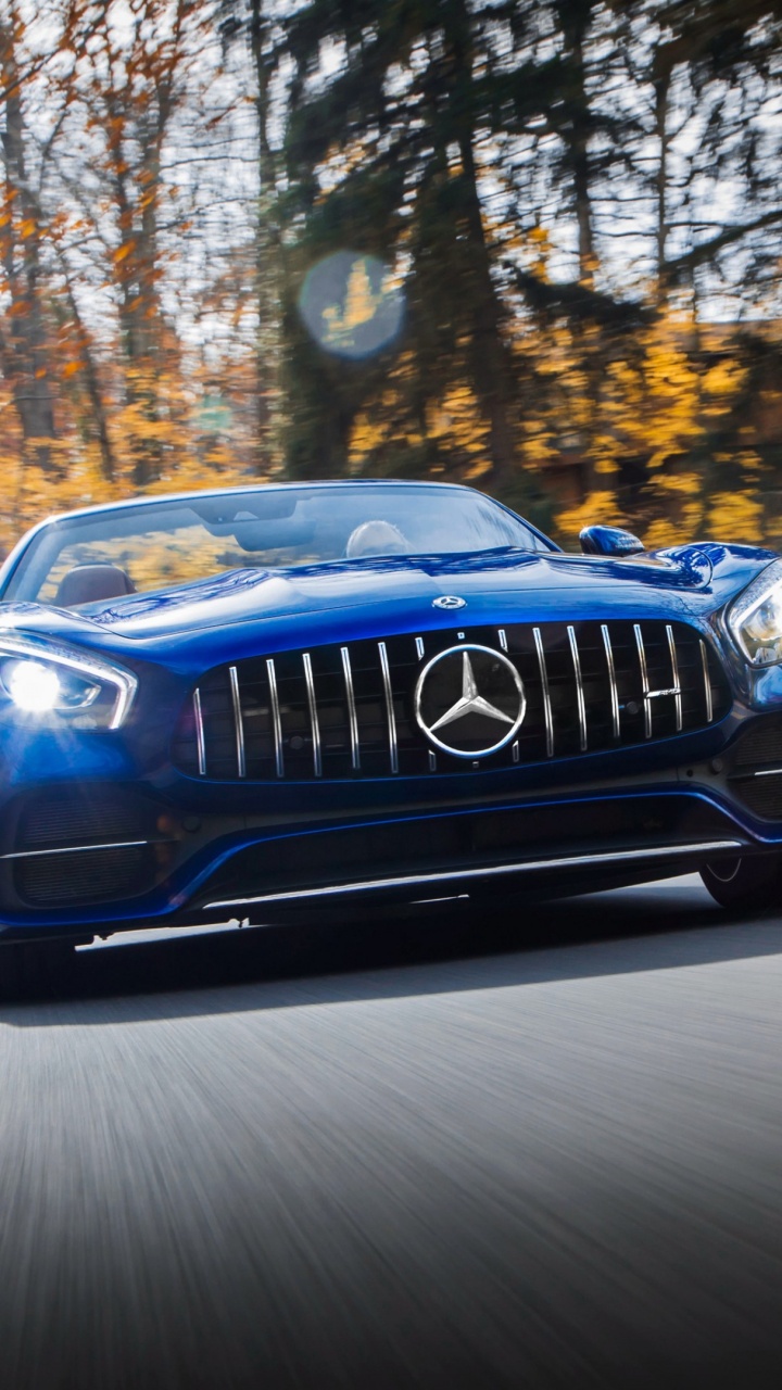 Black Mercedes Benz Car on Road During Daytime. Wallpaper in 720x1280 Resolution