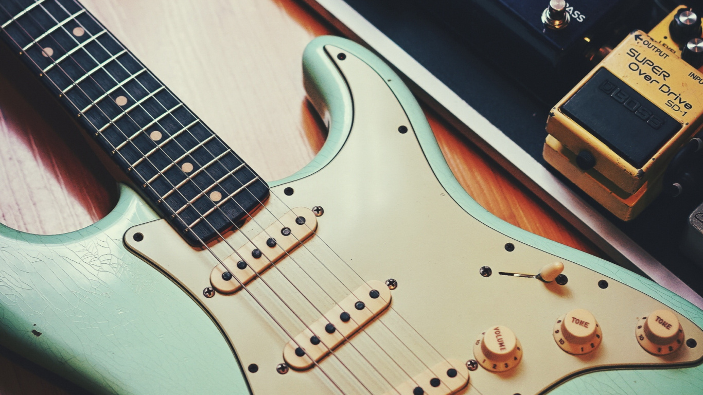 Guitarra Eléctrica, Instrumento Musical Electrónico, Instrumento de Cuerda, la Guitarra Slide, Guitarra Accesorio. Wallpaper in 1366x768 Resolution