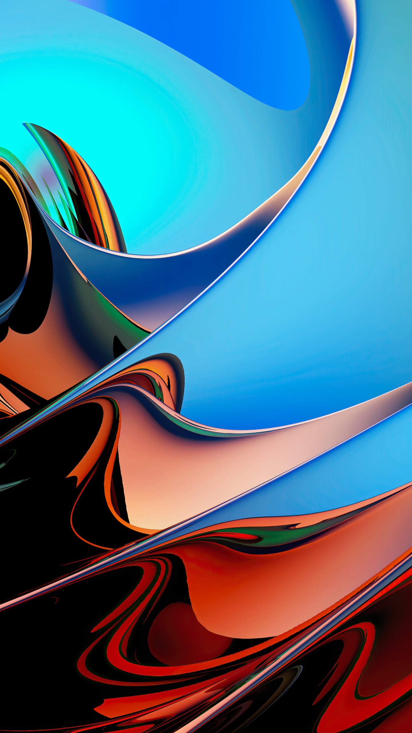 Orange, Grafik-design, Design, Blau, Kunst. Wallpaper in 1440x2560 Resolution