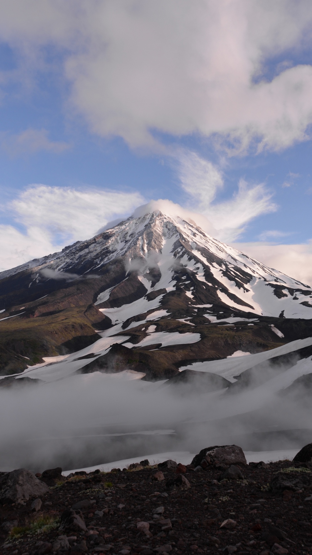 高地, 山脉, 屏蔽火山, 多山的地貌, 成层 壁纸 1080x1920 允许