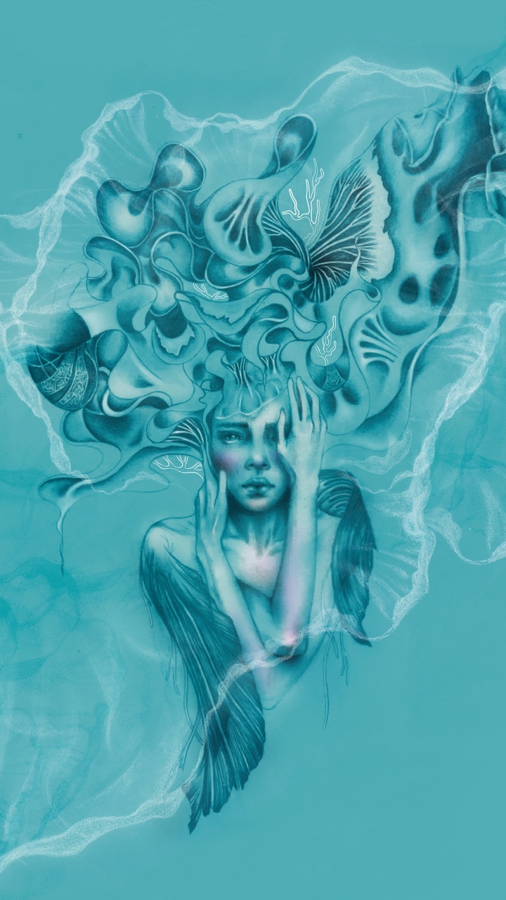 艺术, 水上, 图形设计, 艺术作品, 现艺术 壁纸 720x1280 允许