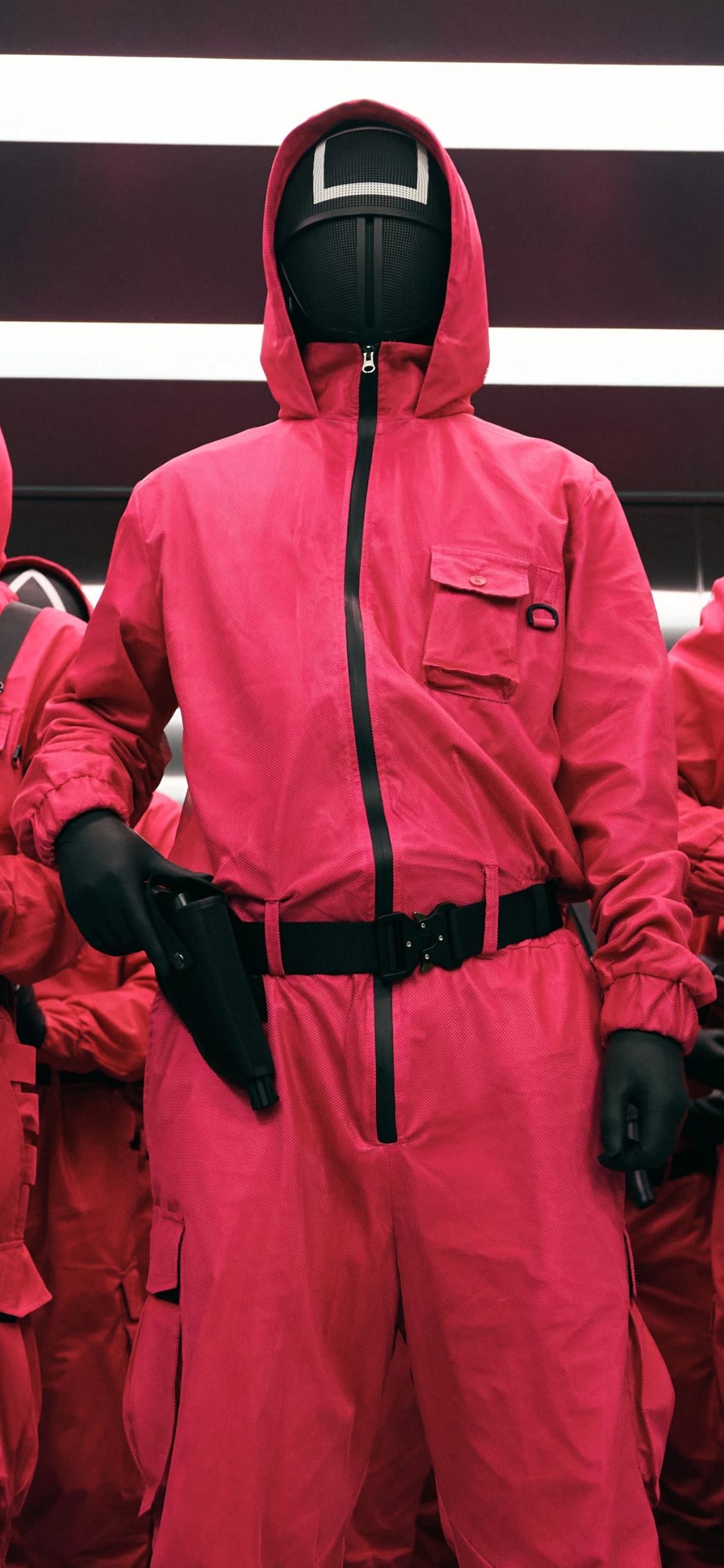 Squid Game, Netflix, 品红色, 娱乐, 船员 壁纸 1125x2436 允许