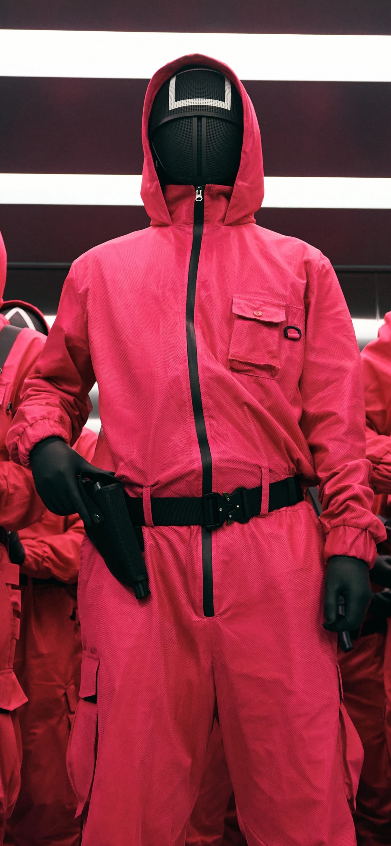 Squid Game, Netflix, 品红色, 娱乐, 船员 壁纸 1242x2688 允许