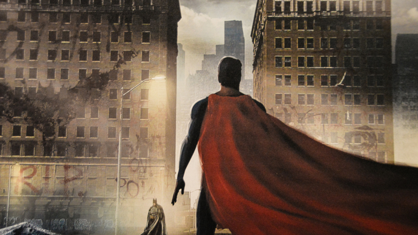 Mann im Roten Gewand, Der Auf Der Straße Geht. Wallpaper in 1366x768 Resolution