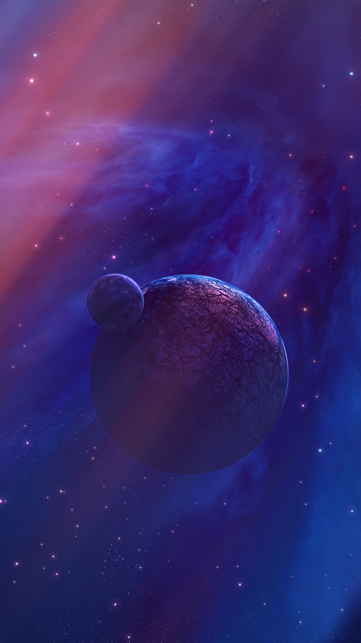 Blue, Nébuleuse, Espace Extérieur, Atmosphère, Objet Astronomique. Wallpaper in 720x1280 Resolution