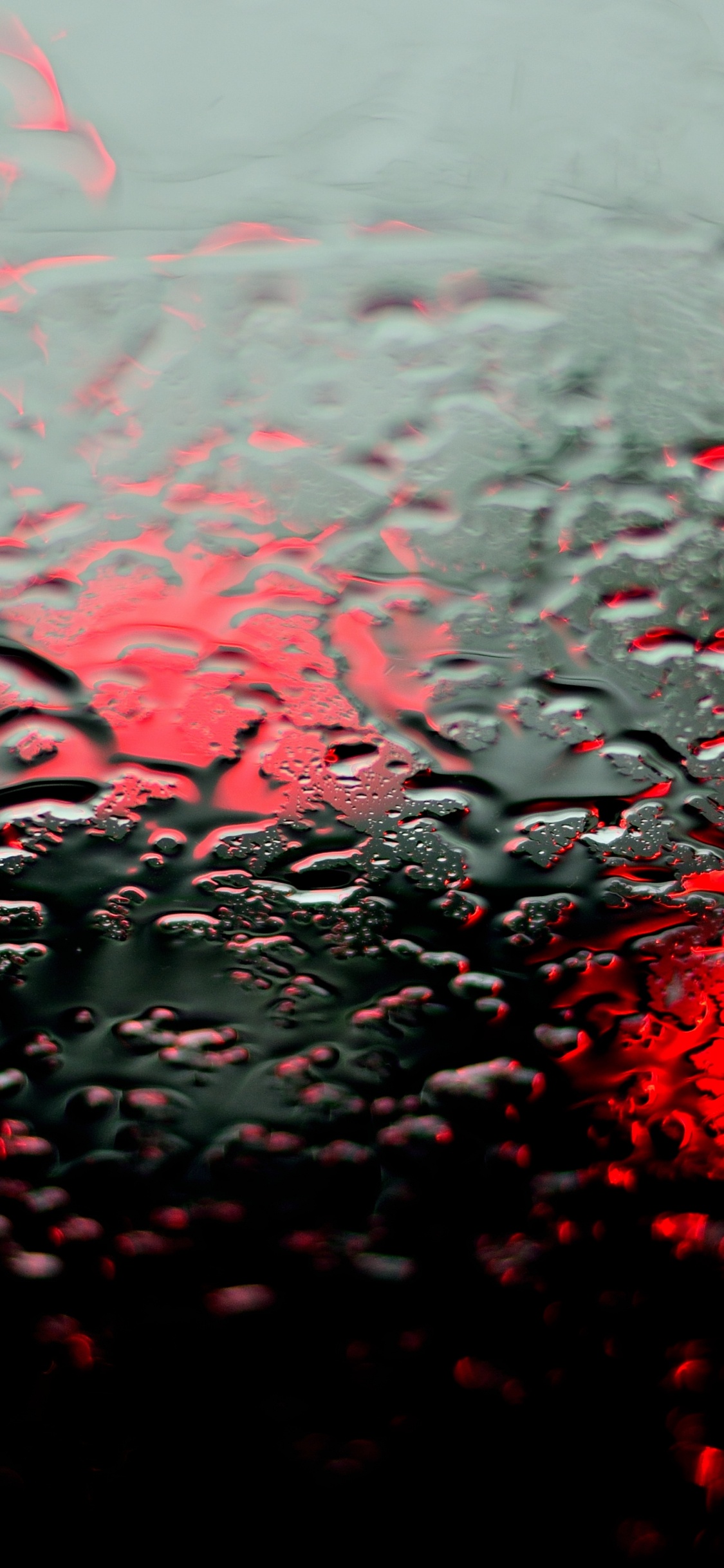 Peinture Abstraite Rouge et Blanche. Wallpaper in 1125x2436 Resolution