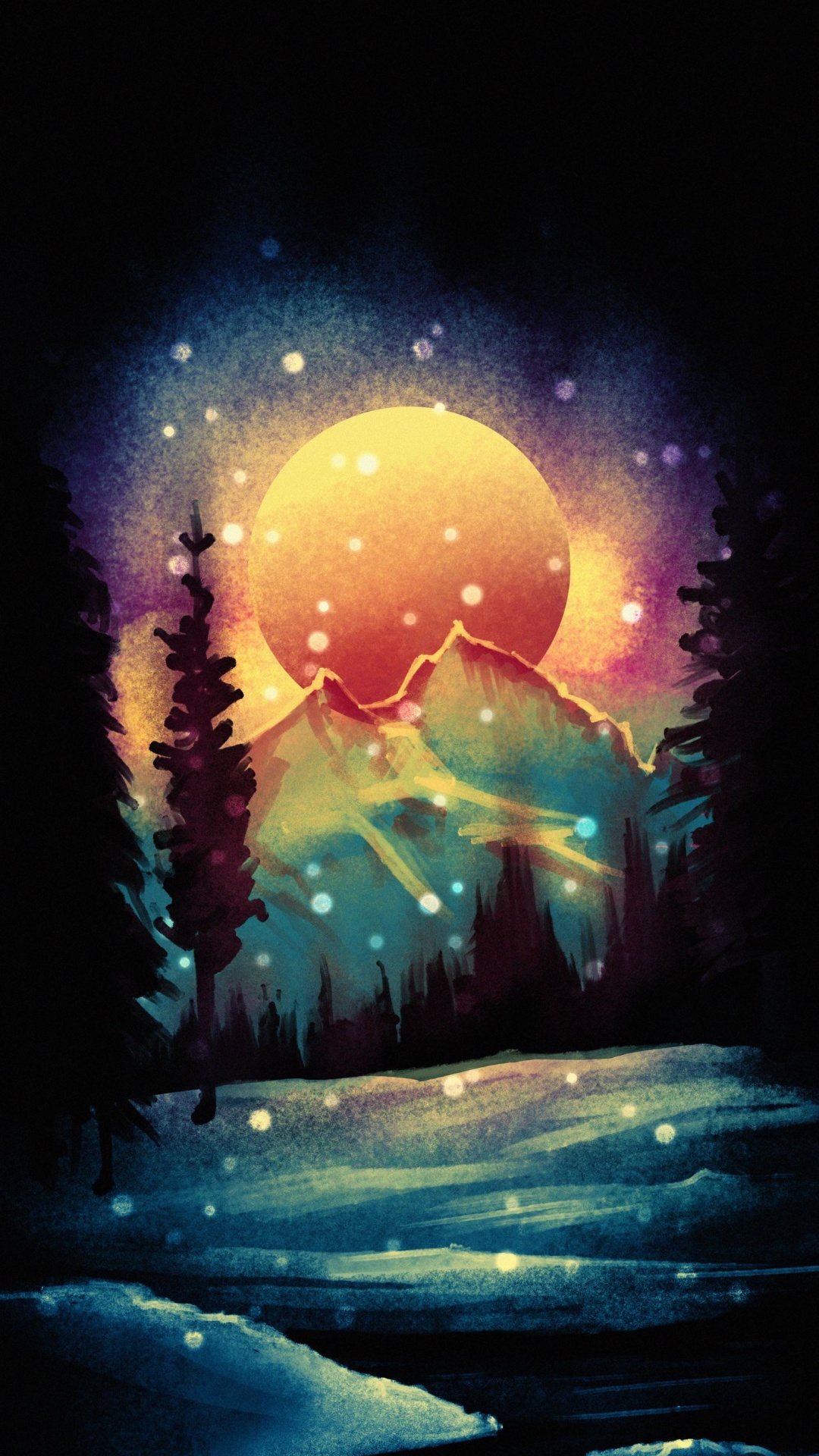 Nature, Earth, Art, Atmosphere, World. Wallpaper in 1080x1920 Resolution