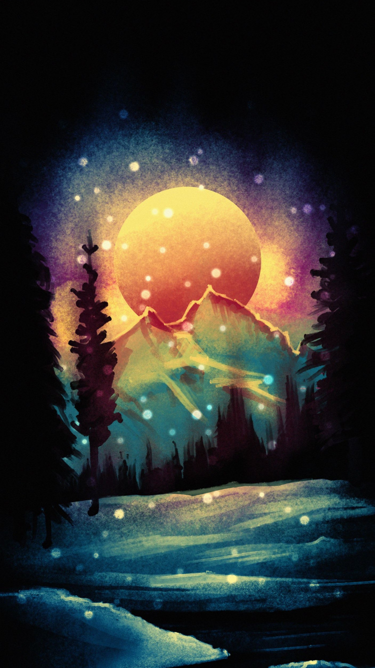 性质, 艺术, 气氛, 天文学对象 壁纸 750x1334 允许