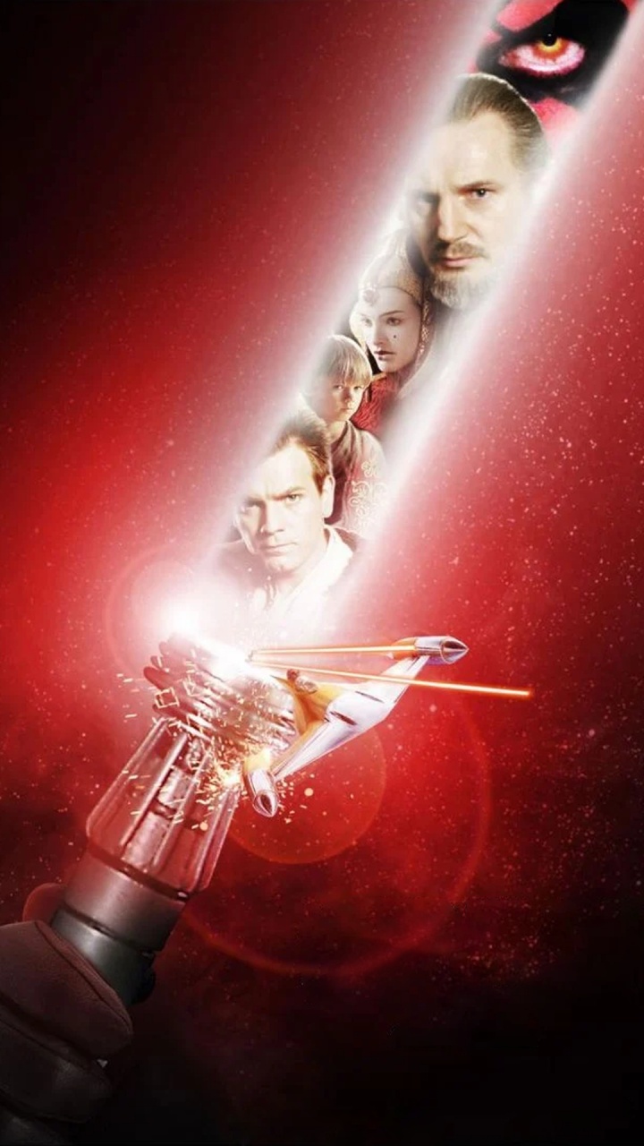 Star Wars, Star Wars Die Phantombedrohung, George Lucas, Ewan McGregor, Natalie Portman. Wallpaper in 720x1280 Resolution