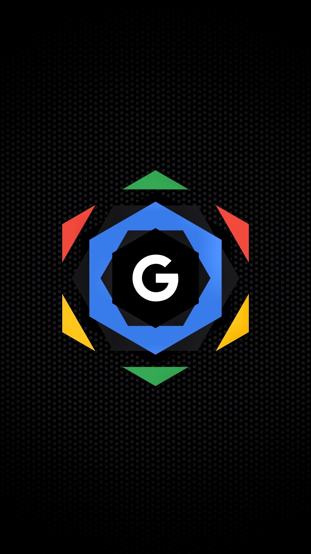 Dark Google, Google, Android, Art, Emblem. Wallpaper in 1080x1920 Resolution