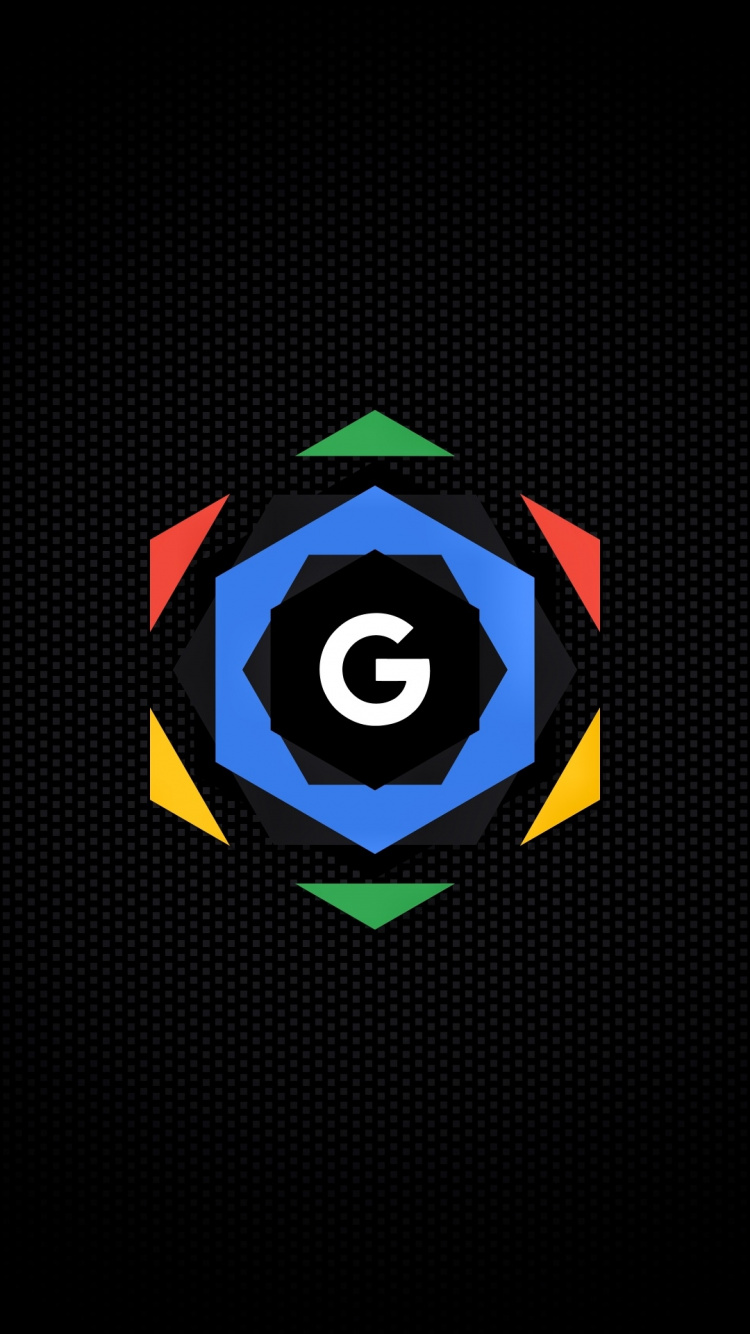 Dark Google, Google, Android, Art, Emblem. Wallpaper in 750x1334 Resolution