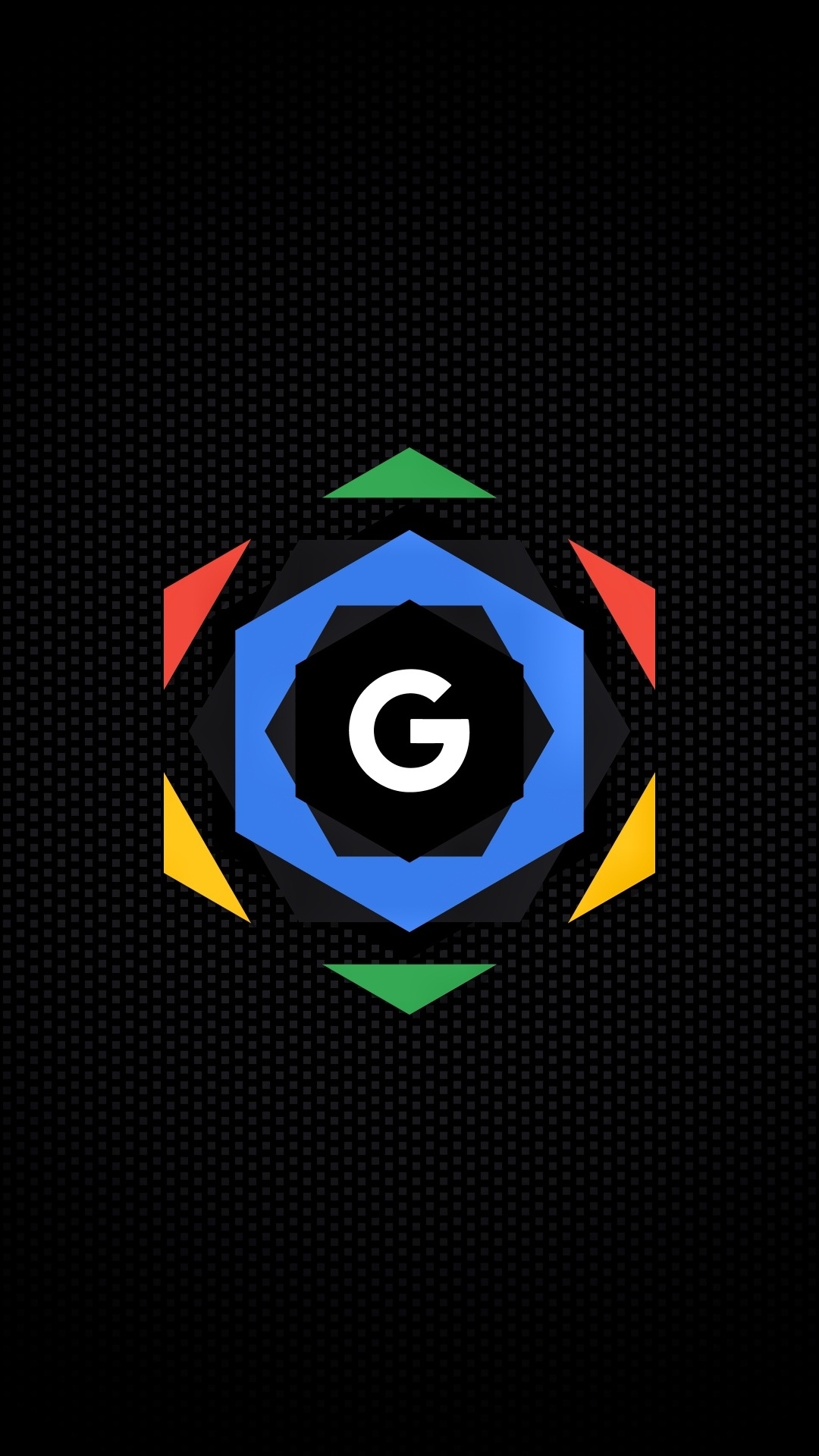 Dunkles Google, Google, Android, Kunst, Emblem. Wallpaper in 1080x1920 Resolution