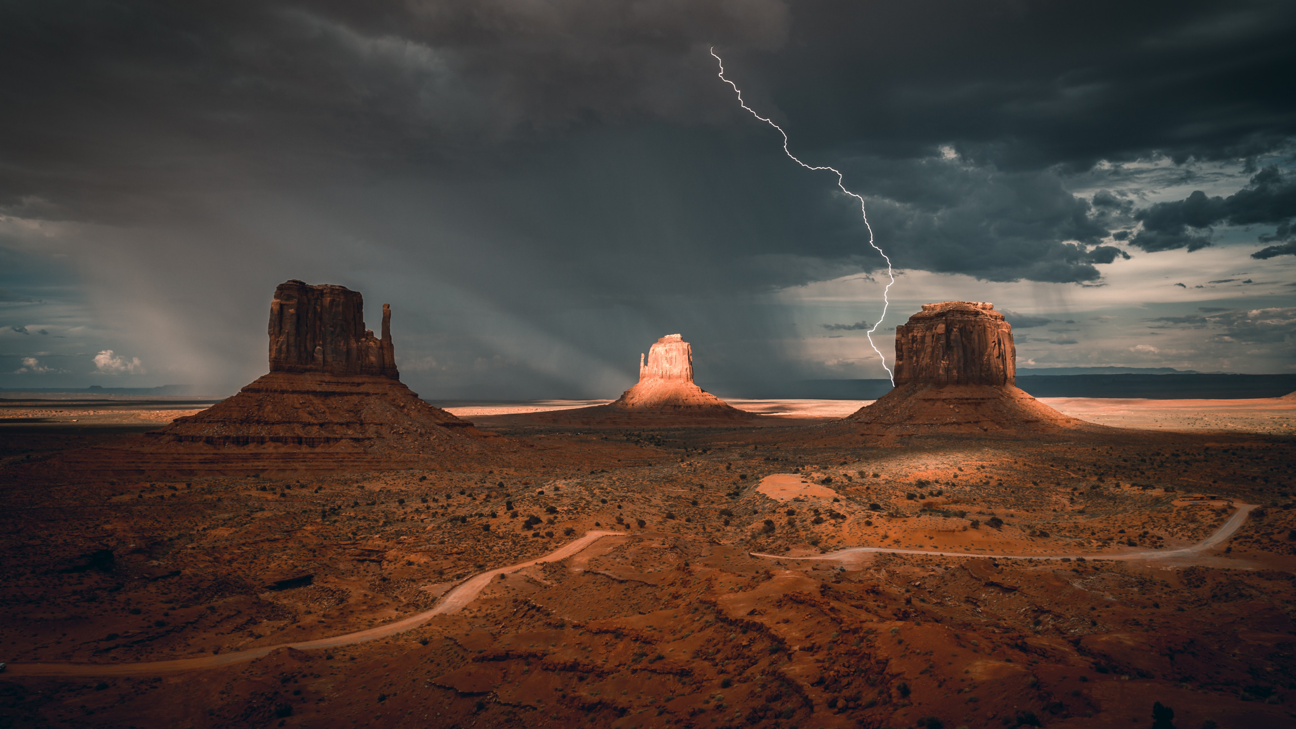 Citizens Utility Board of Wisconsin, Cloud, Atmosphere, Ecoregion, Lightning. Wallpaper in 2560x1440 Resolution