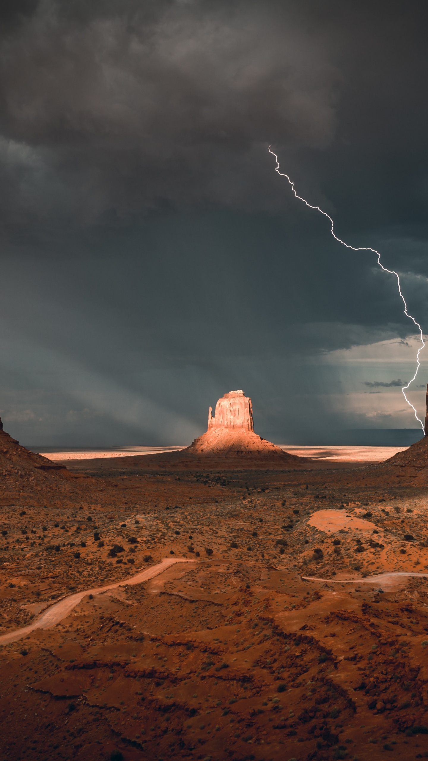 气氛, 生态区, 闪电, 自然景观, 雷雨 壁纸 1440x2560 允许