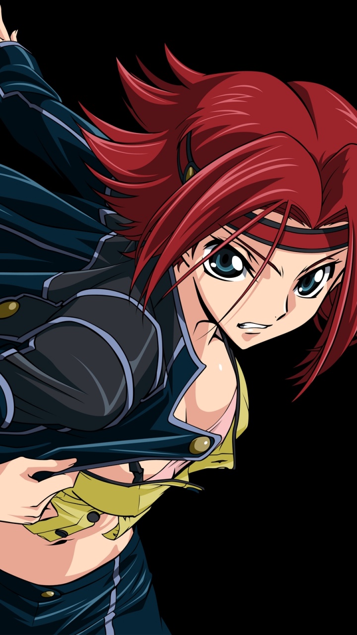 Personnage D'anime Masculin Aux Cheveux Rouges. Wallpaper in 720x1280 Resolution