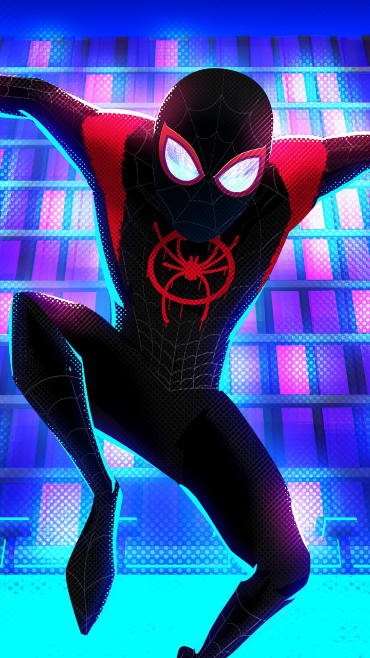 Miles Morales, Wunder Spider-Man Meilen Moral, Spider-man, Marvel Comics, Superhelden. Wallpaper in 720x1280 Resolution