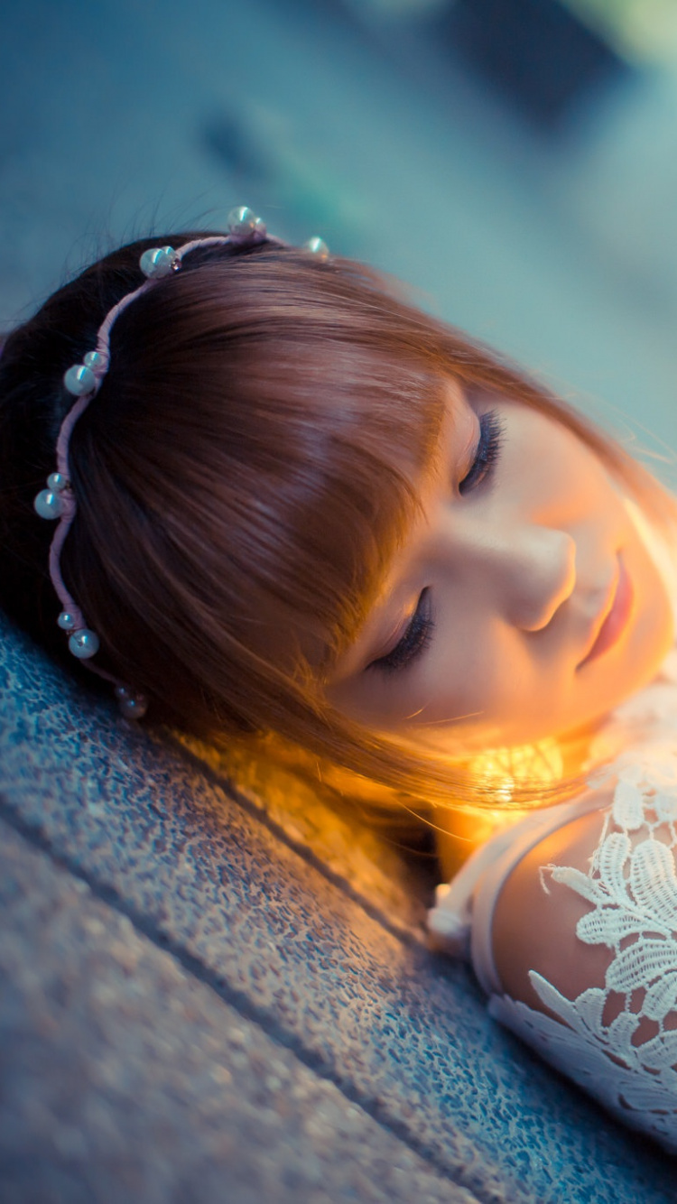 光, 黄色的, 乐趣, 女孩, 衣服 壁纸 750x1334 允许