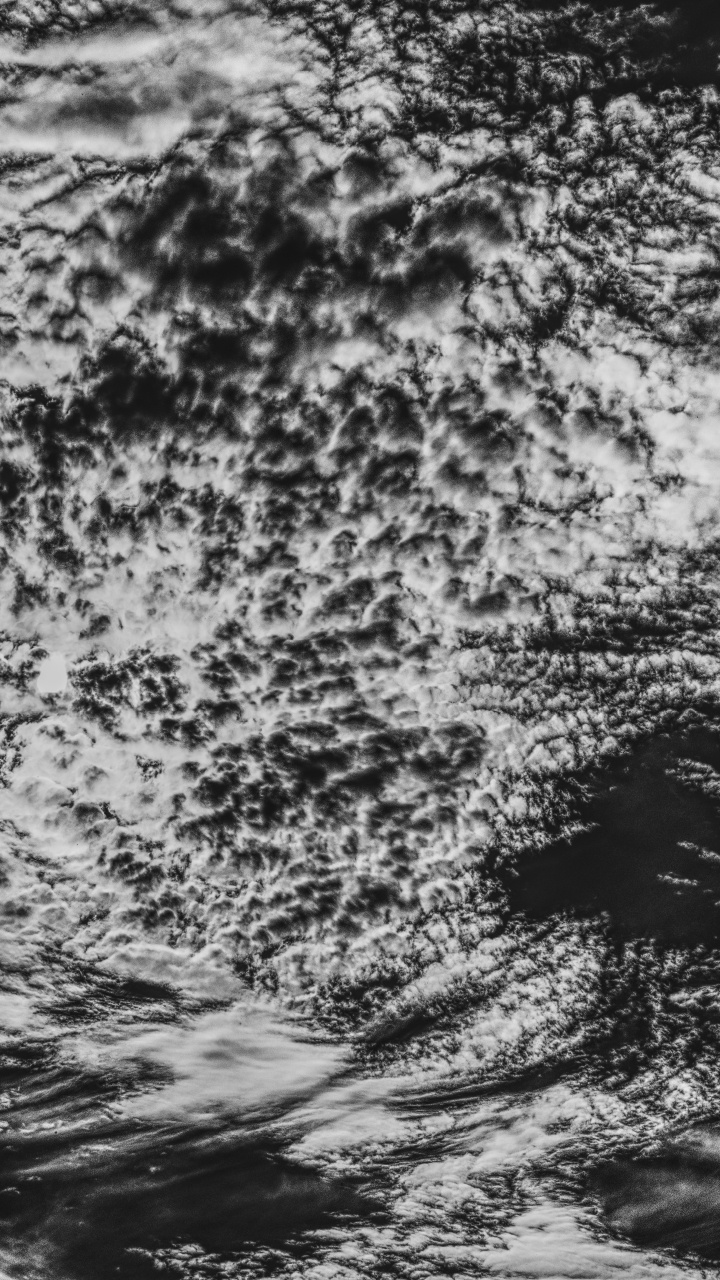 Vague D'eau Dans la Photographie en Niveaux de Gris. Wallpaper in 720x1280 Resolution