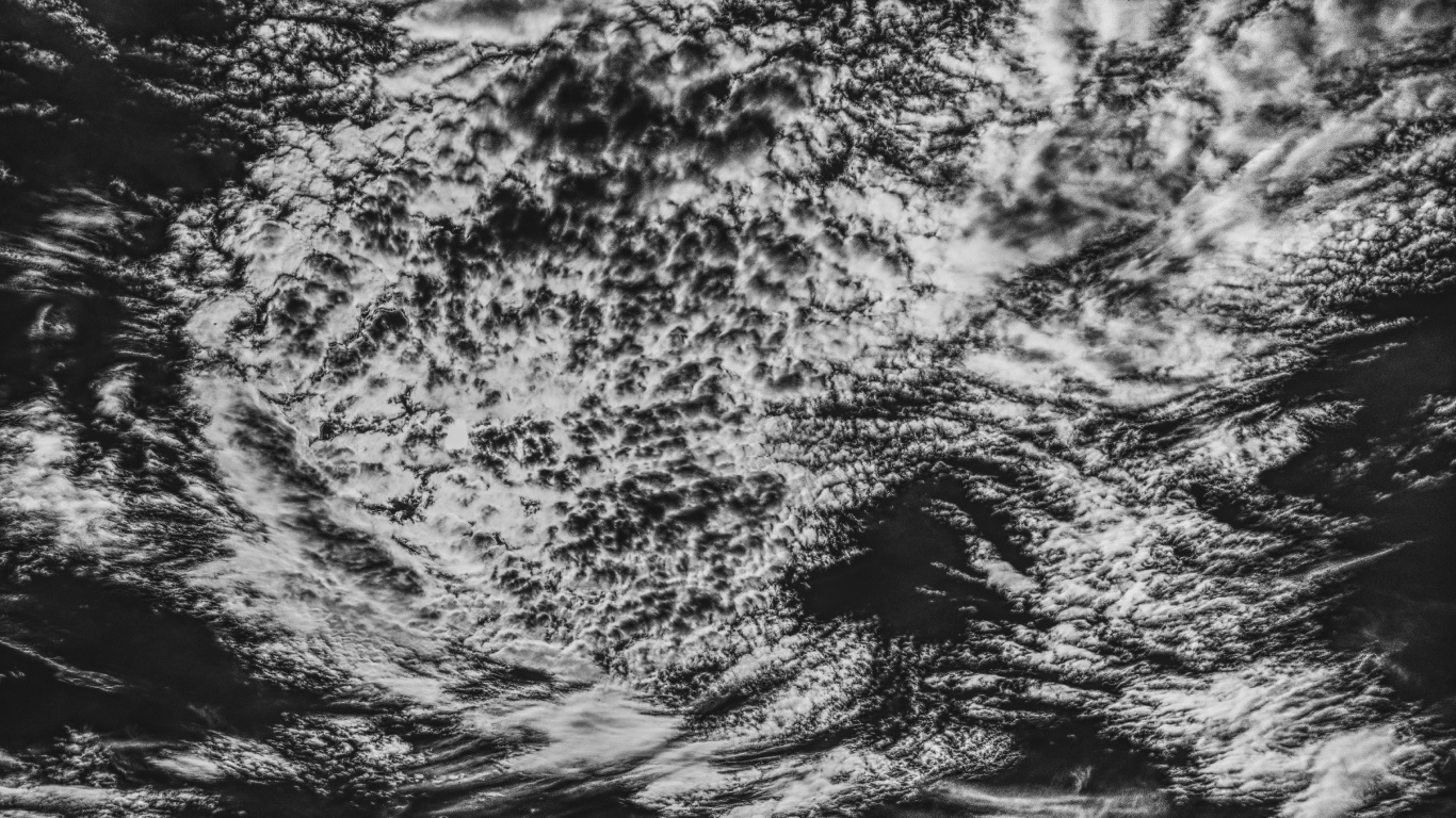 Water Wave in Grayscale Photography. Wallpaper in 1366x768 Resolution