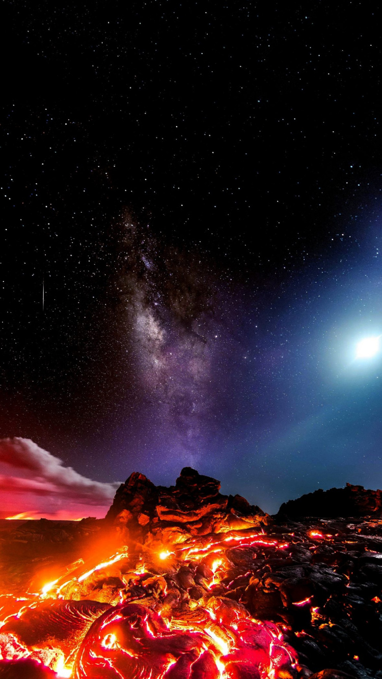 Mike Mezeul, Earth, Night, Atmosphere, Light. Wallpaper in 750x1334 Resolution