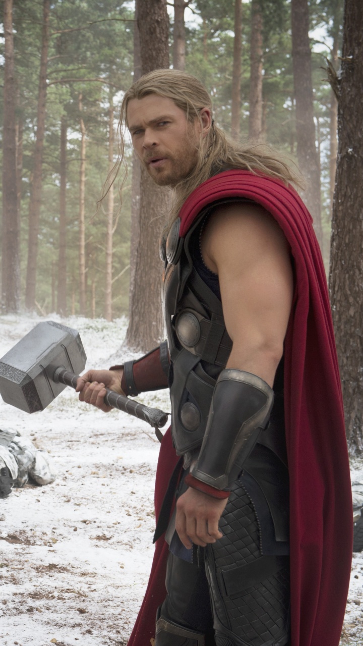 Man in Black and Red Vest Holding a Gray and Black Metal Axe. Wallpaper in 720x1280 Resolution