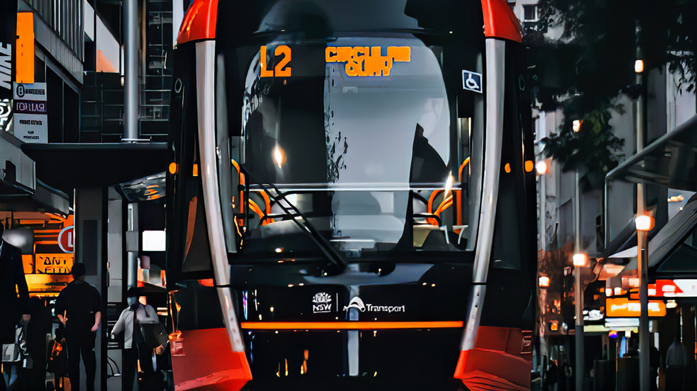 Les Transports Publics, le Transport Ferroviaire, Transport, Tramway, Bâtiment. Wallpaper in 1366x768 Resolution