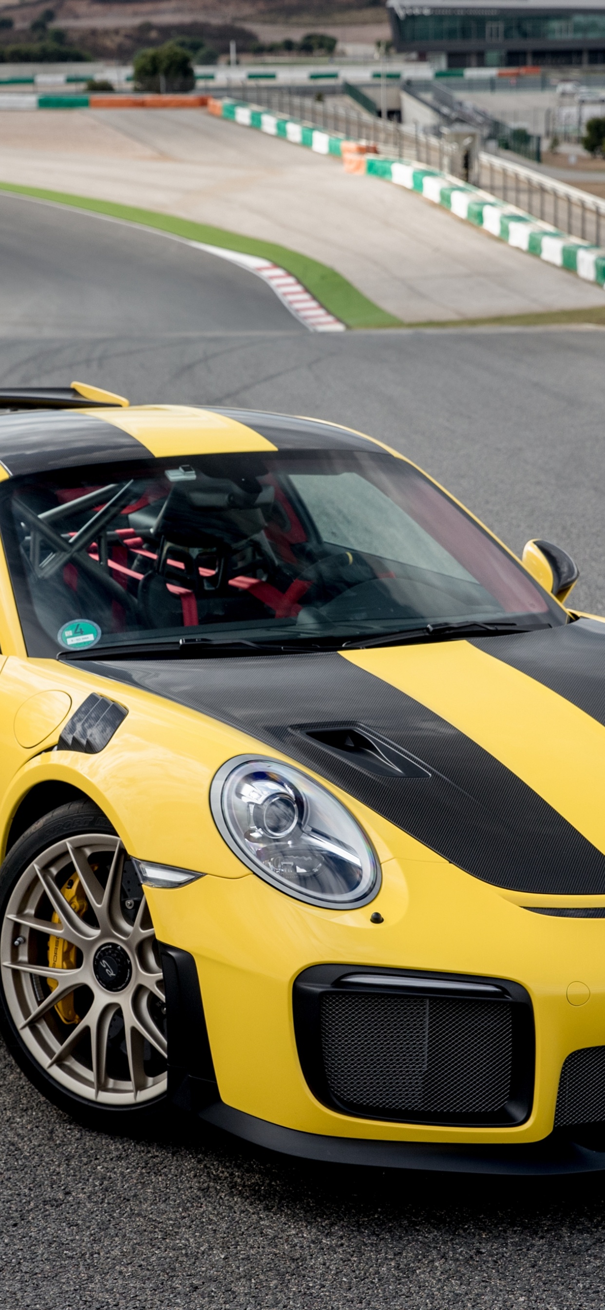 Yellow Lamborghini Aventador on Road During Daytime. Wallpaper in 1242x2688 Resolution