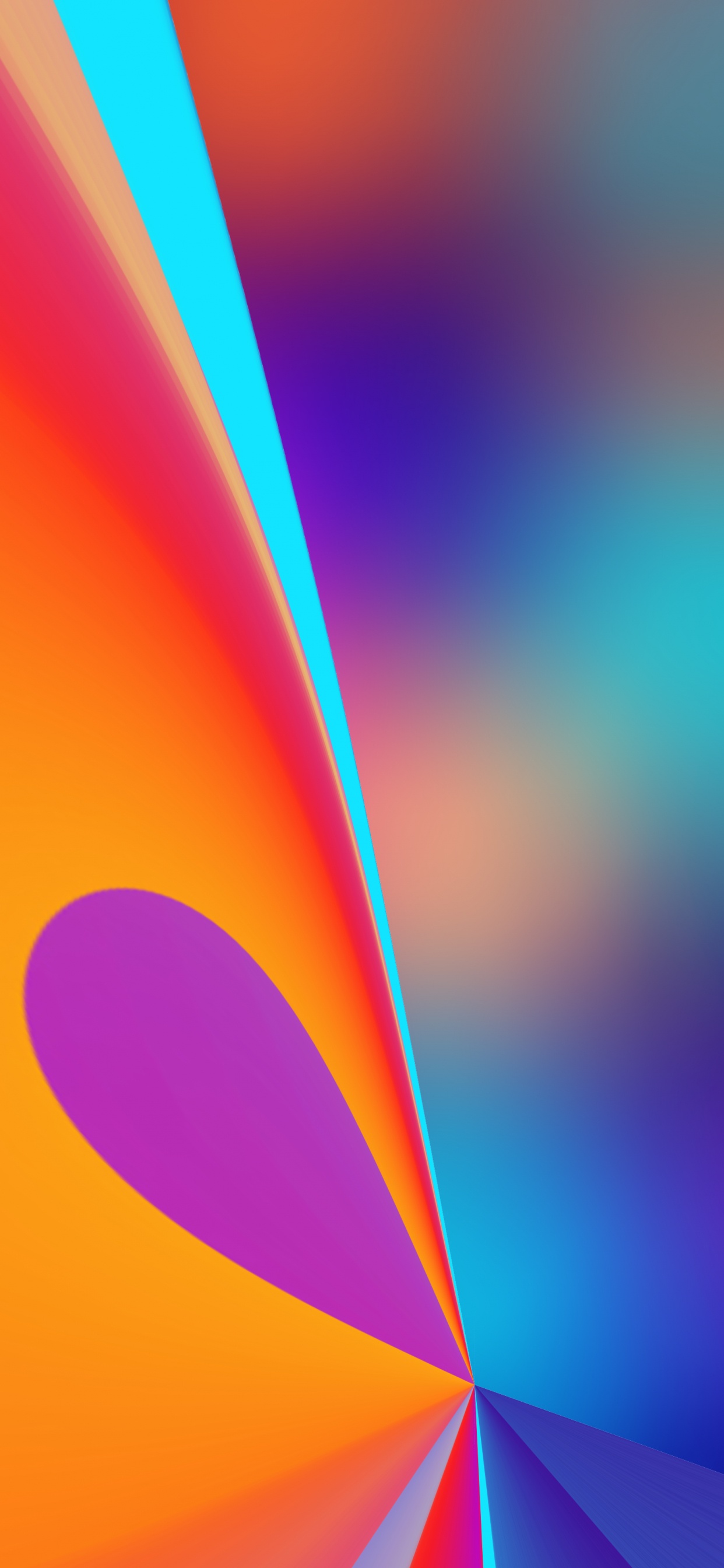 Colour Full, Color, Orange, Colorfulness, Magenta. Wallpaper in 1242x2688 Resolution