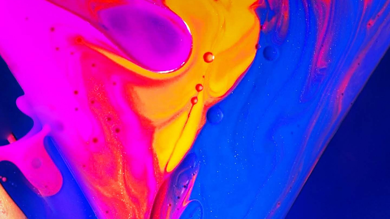 LG, LG G8 ThinQ, Smartphone, Nature, Liquid. Wallpaper in 1366x768 Resolution