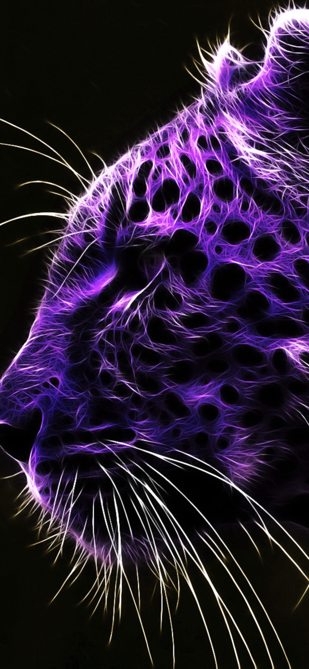 Textil de Leopardo Blanco y Negro. Wallpaper in 1242x2688 Resolution