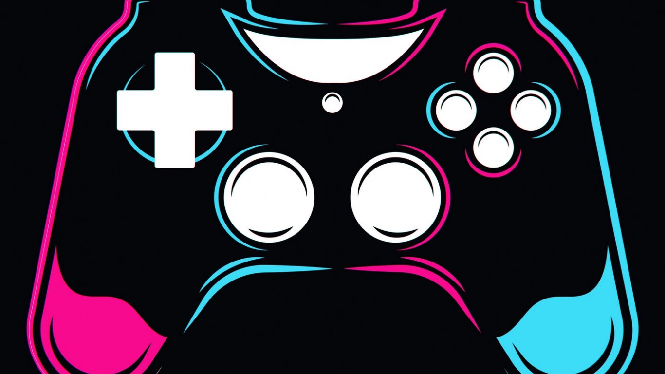 Playstation 5, Gamer, Minecraft, Xbox Live, Joystick. Wallpaper in 1366x768 Resolution