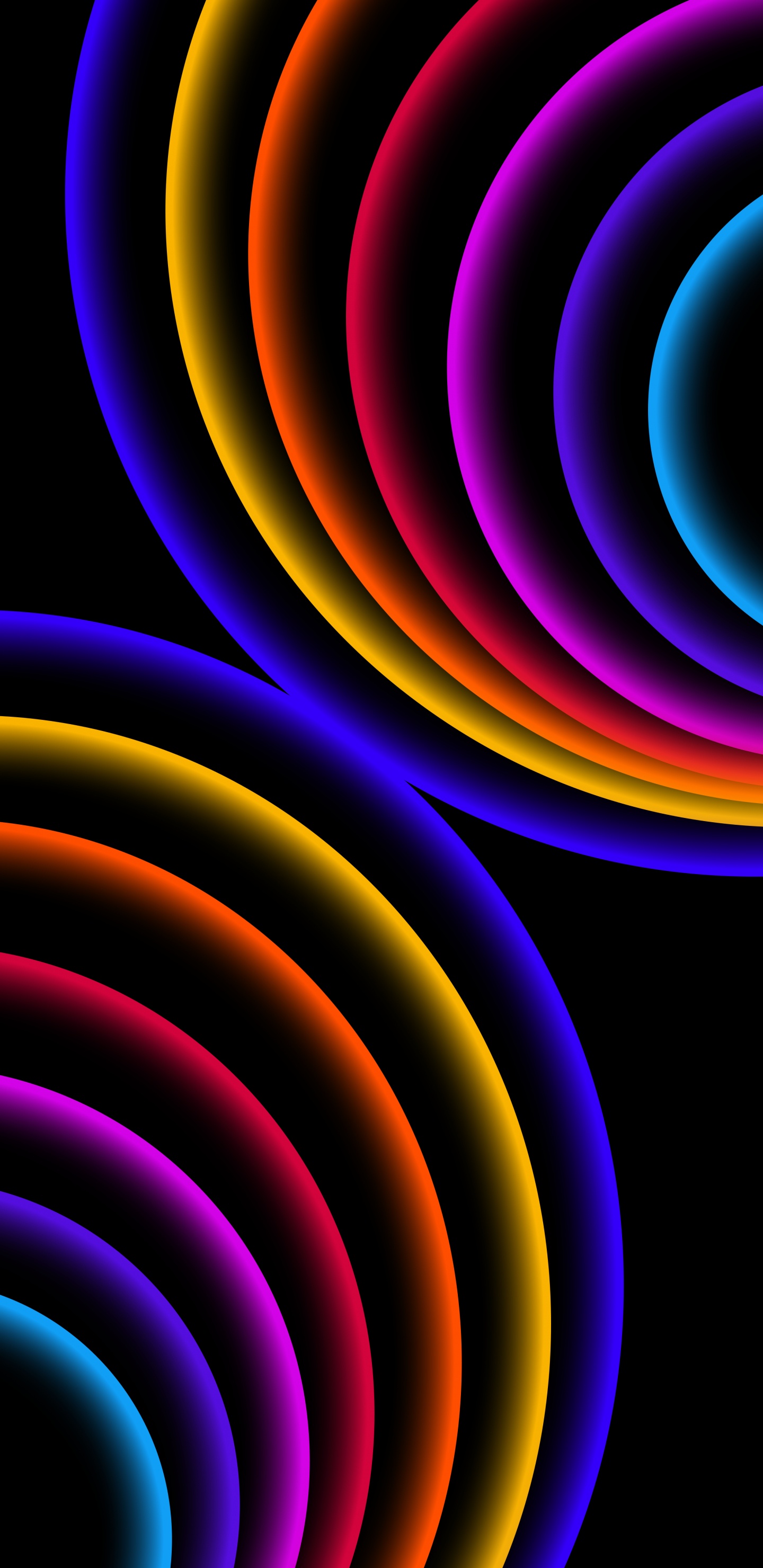 分形技术, 苹果, Ios, 色彩, 光 壁纸 1440x2960 允许