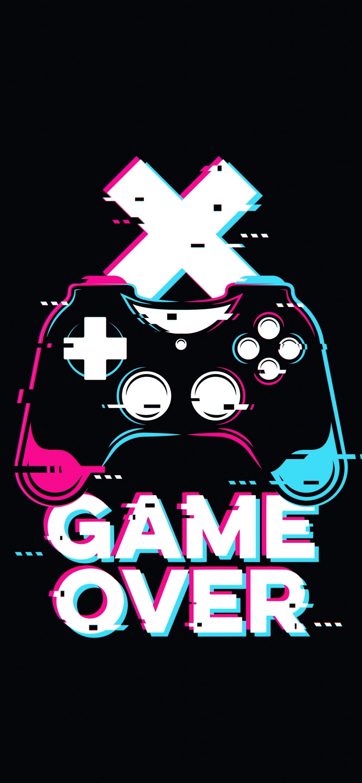 Game Controller, Joystick, Symbol, Graphic Design, Design. Wallpaper in 1242x2688 Resolution
