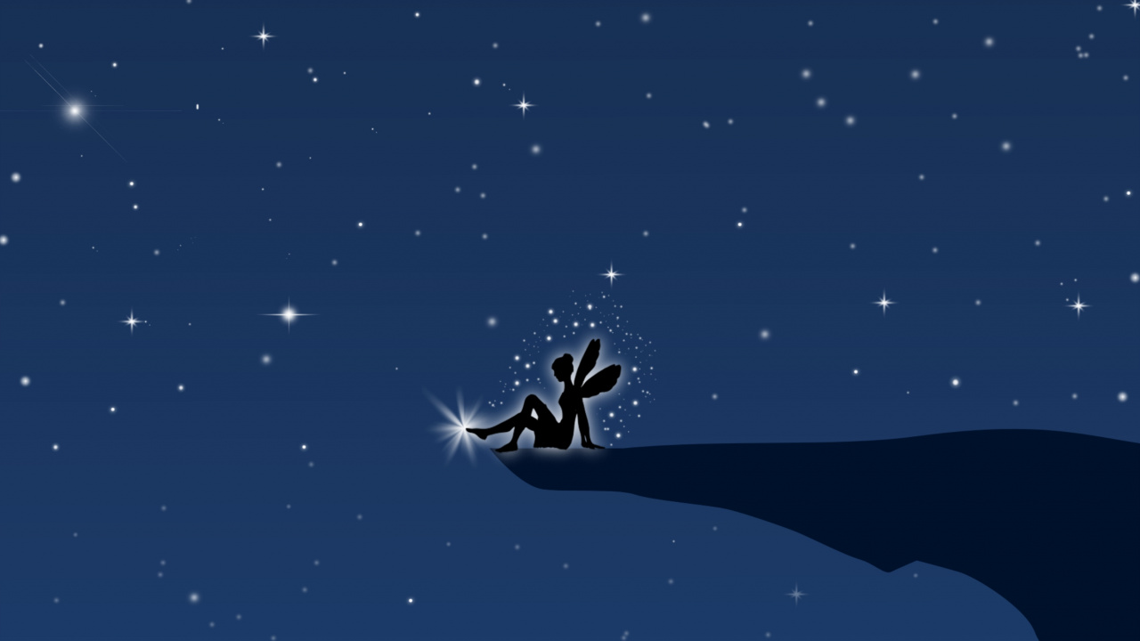 Personne en Pantalon Noir Allongé Sur la Lune Blanche. Wallpaper in 1280x720 Resolution