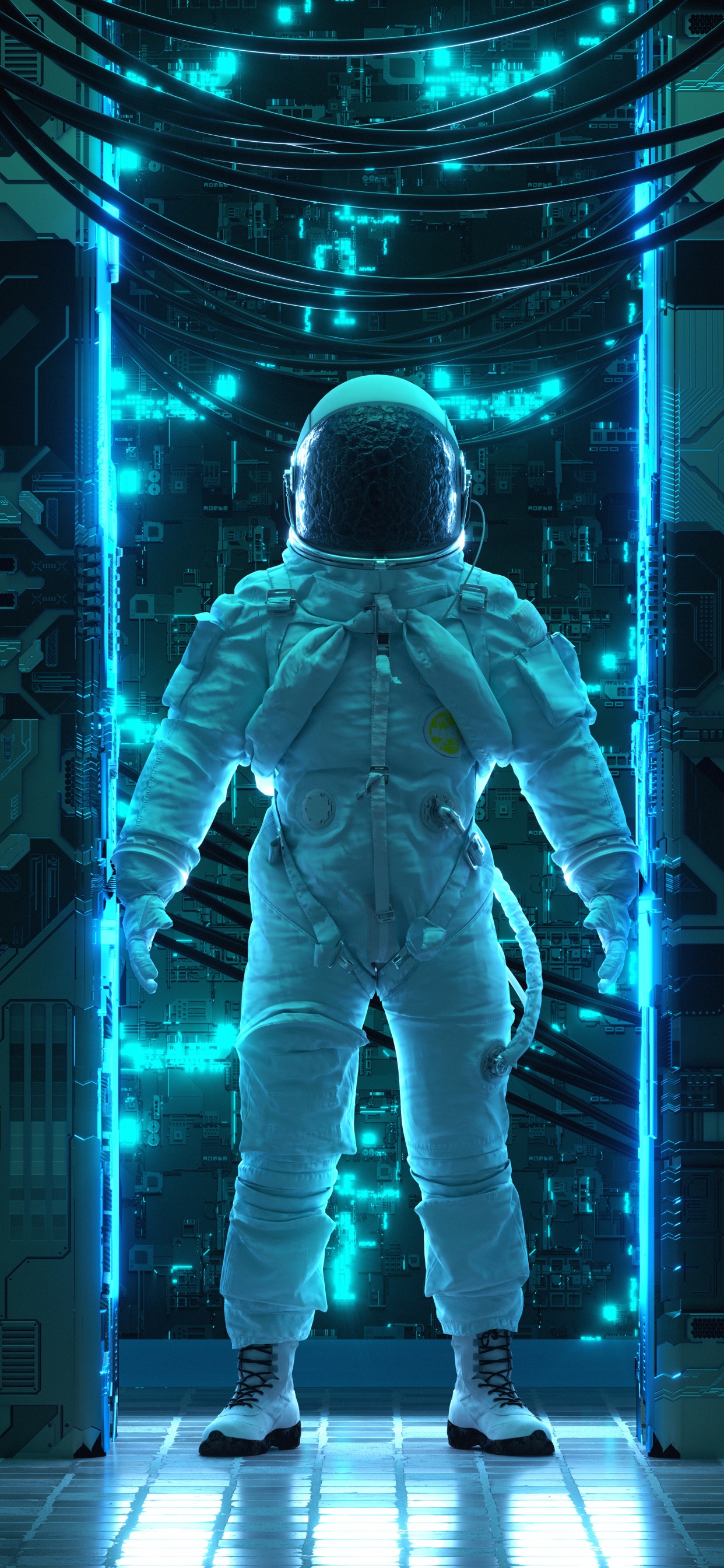 Astronaut, Light, Fashion, Standing, Sleeve. Wallpaper in 1242x2688 Resolution